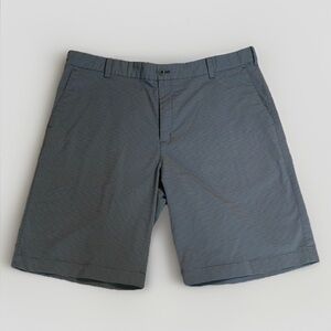 Nike Golf Tour Performane Dri-Fit Blue Grey Striped Men's Shorts sz 38